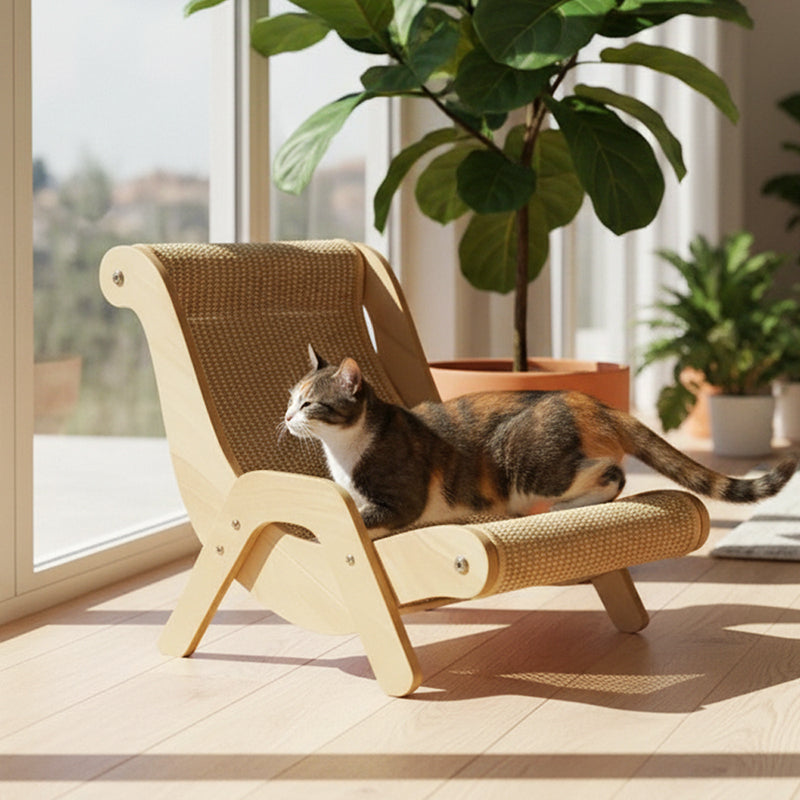 🐱 49% OFF NOW! ⏰ 2-in-1 Sisal Cat Scratching Lounger – Scratching & Lounging, Durable Sisal & Space-Saving 🛏️