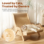 🐱 49% OFF NOW! ⏰ 2-in-1 Sisal Cat Scratching Lounger – Scratching & Lounging, Durable Sisal & Space-Saving 🛏️