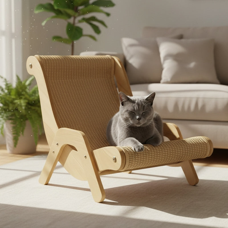 🐱 49% OFF NOW! ⏰ 2-in-1 Sisal Cat Scratching Lounger – Scratching & Lounging, Durable Sisal & Space-Saving 🛏️