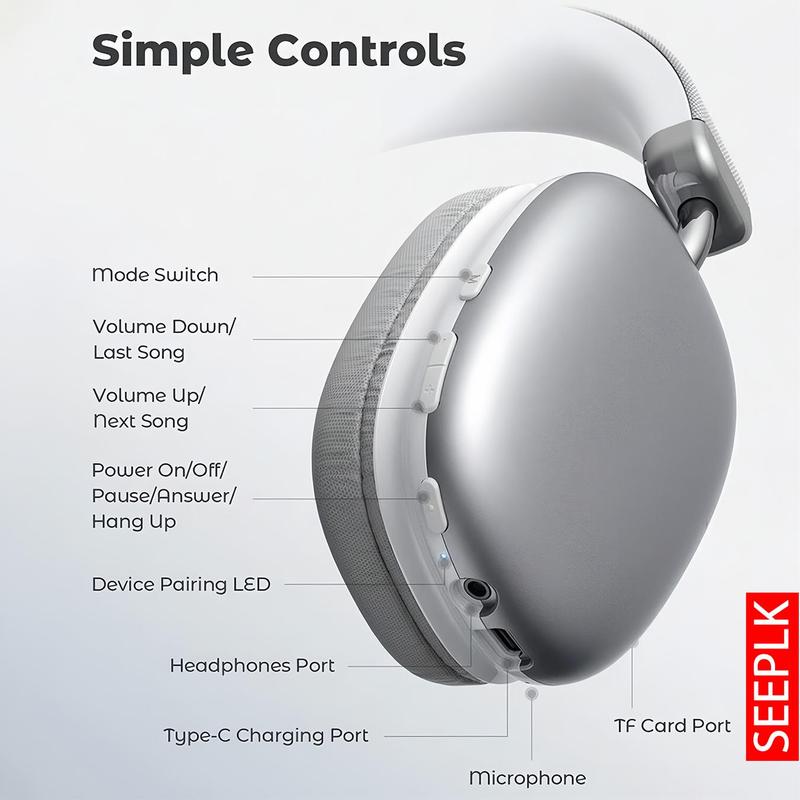 🎧 49% OFF NOW! 📱 Wireless Bluetooth Headphones – Deep Bass, 20H Playtime & Comfortable Fit 🔋