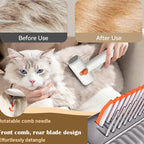 🔥2026 SALE - 2-IN-1 Pet Self-Detangling & Grooming Comb