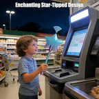 🔥2026 Fashion New Styles🔥3D Printed Star-Topped Tap-to-Pay Wand