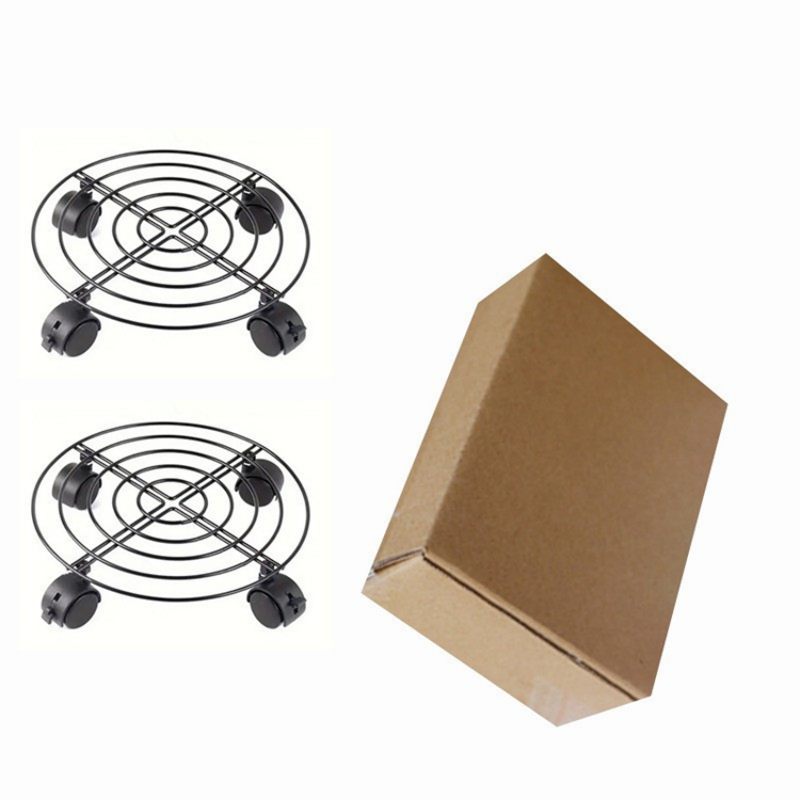 Heavy-Duty Metal Plant Caddy with Wheels