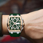 Modern Barrel-Shaped Case Watch for Men
