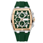 Modern Barrel-Shaped Case Watch for Men