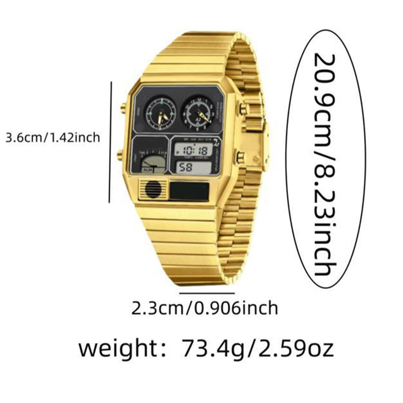 🔥HOT STYLE🔥Men's Retro Multi-Function Digital Watch – Durable, Waterproof & Fashionable