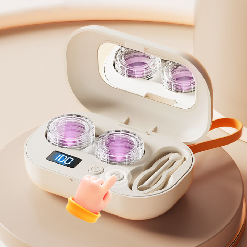 🔥HOT SALE🔥Ultrasonic Contact Lens Cleaner with Timer