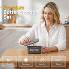 🚨BIG DISCOUNT!🔥Large Plastic Butter Dish With Lid & Knife