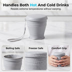 🥤Collapsible Silicone Travel Cup with Lid