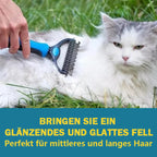 🐱🐶Premium Coat Brush for Cats and Dogs | Soft Deshedding Brush💖