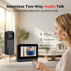 📢📢50% OFF !! ⏰Smart Video Doorbell with 4.3" Display Screen📹🚪