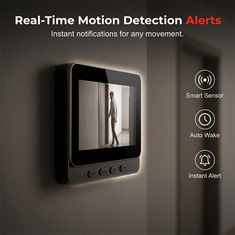 📢📢50% OFF !! ⏰Smart Video Doorbell with 4.3" Display Screen📹🚪