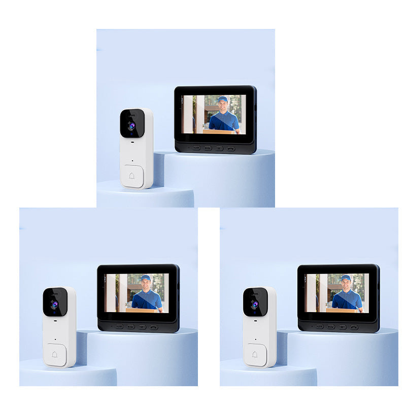 📢📢50% OFF !! ⏰Smart Video Doorbell with 4.3" Display Screen📹🚪