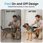 🐶🐾Easy On-Off Padded Dog Harness – No-Pull & Breathable – Safe & Comfortable