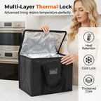 📢📢50% OFF !!⏰Large Capacity Handheld Zipper Aluminum Foil Insulated Bag