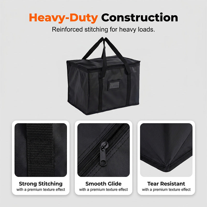 📢📢50% OFF !!⏰Large Capacity Handheld Zipper Aluminum Foil Insulated Bag