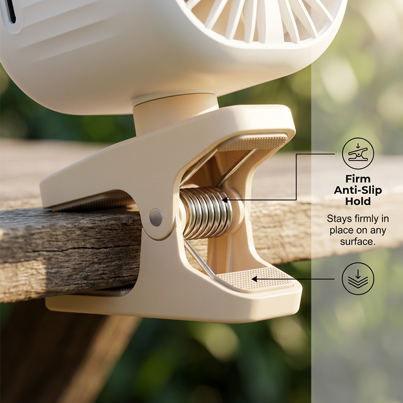 📢📢50% OFF !! ⏰Rechargeable Clip-On Air Cooler for Outdoors🍀