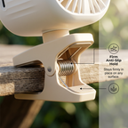 📢📢50% OFF !! ⏰Rechargeable Clip-On Air Cooler for Outdoors🍀