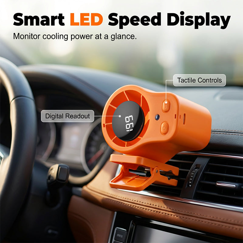 🥳SUMMER HOT SALE🥳💞50K+ SOLD!💥50% OFF! 🔥Hands-Free Personal Cooling Fan with LED Display