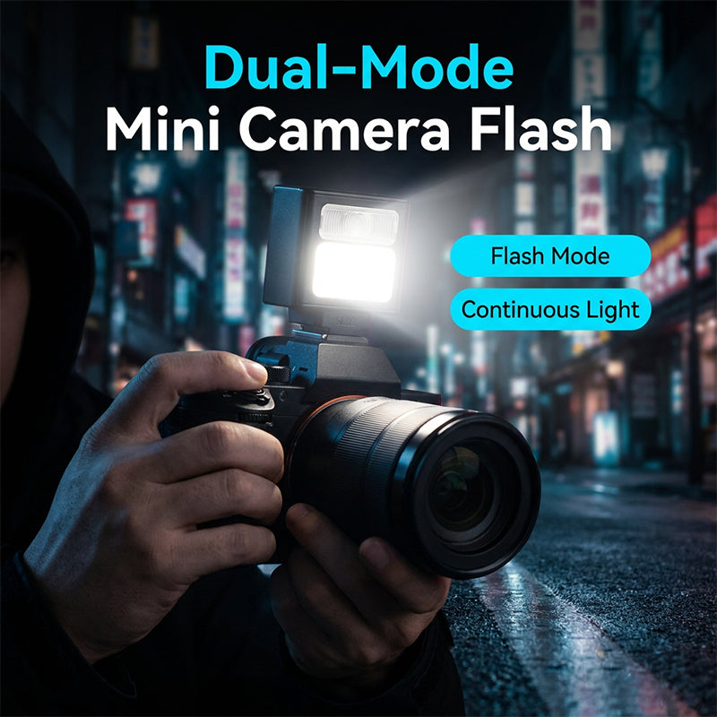 📢📢40% OFF !! ⏰Pocket-Sized Rechargeable Camera Flash