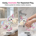 🌈DIY Color-In Unicorn Plush Toy Kit