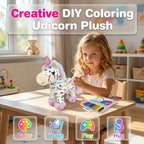 🌈DIY Color-In Unicorn Plush Toy Kit