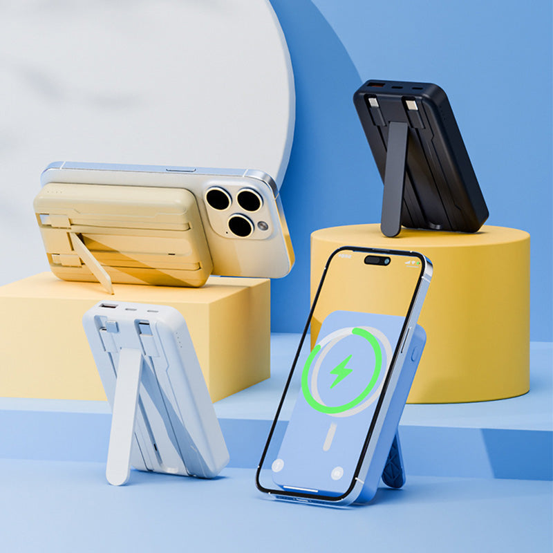 📢📢35% OFF !! ⏰Magnetic Power Bank with Stand and Fast Charging