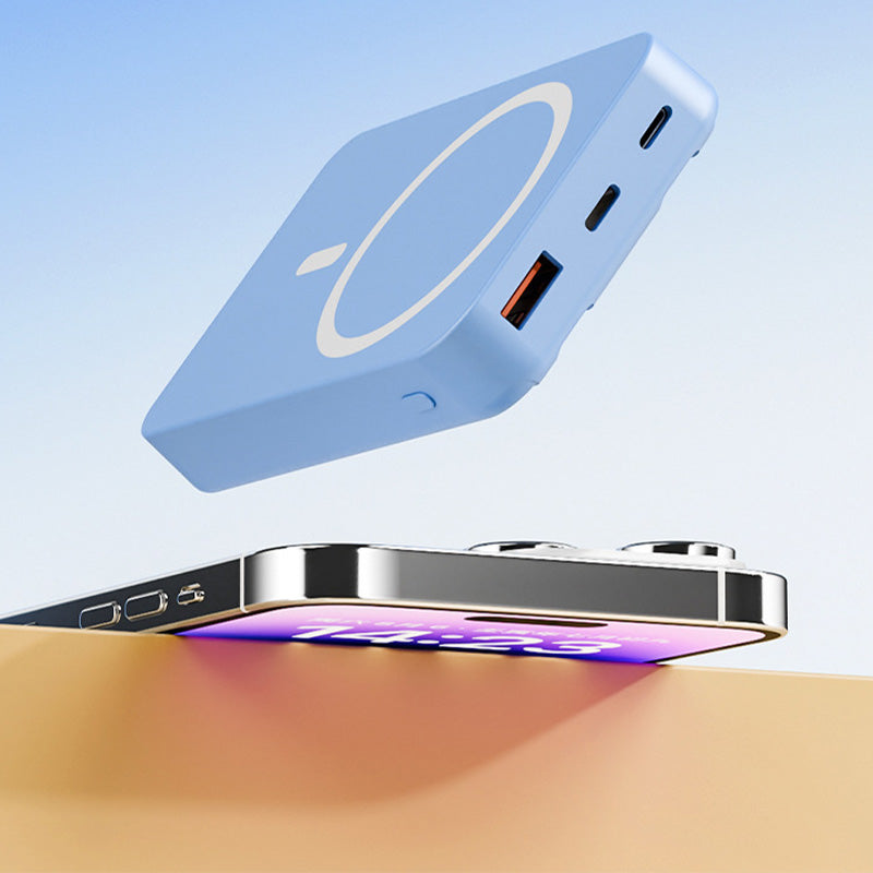 📢📢35% OFF !! ⏰Magnetic Power Bank with Stand and Fast Charging