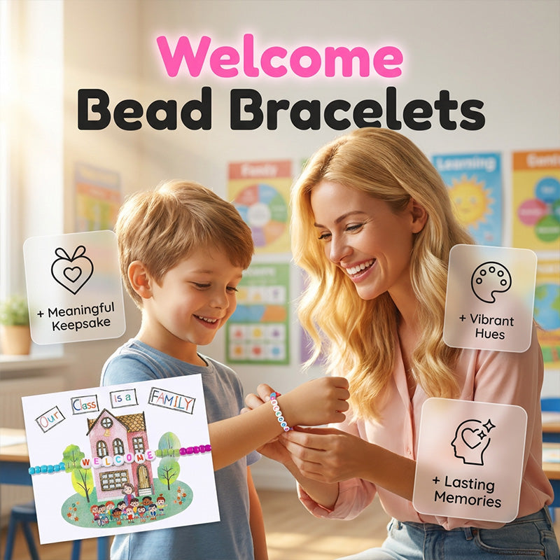 📿💖 Welcome bead bracelets – build classroom bonds & spread kindness! 🌟 Buy 2 get 8% off!