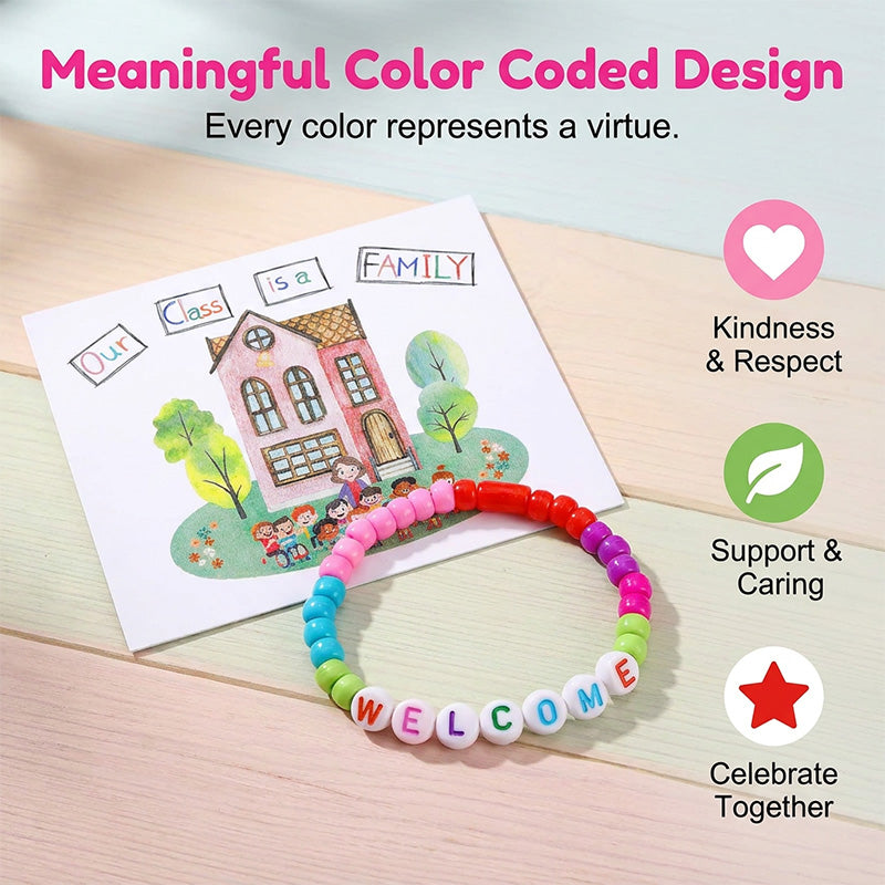 📿💖 Welcome bead bracelets – build classroom bonds & spread kindness! 🌟 Buy 2 get 8% off!