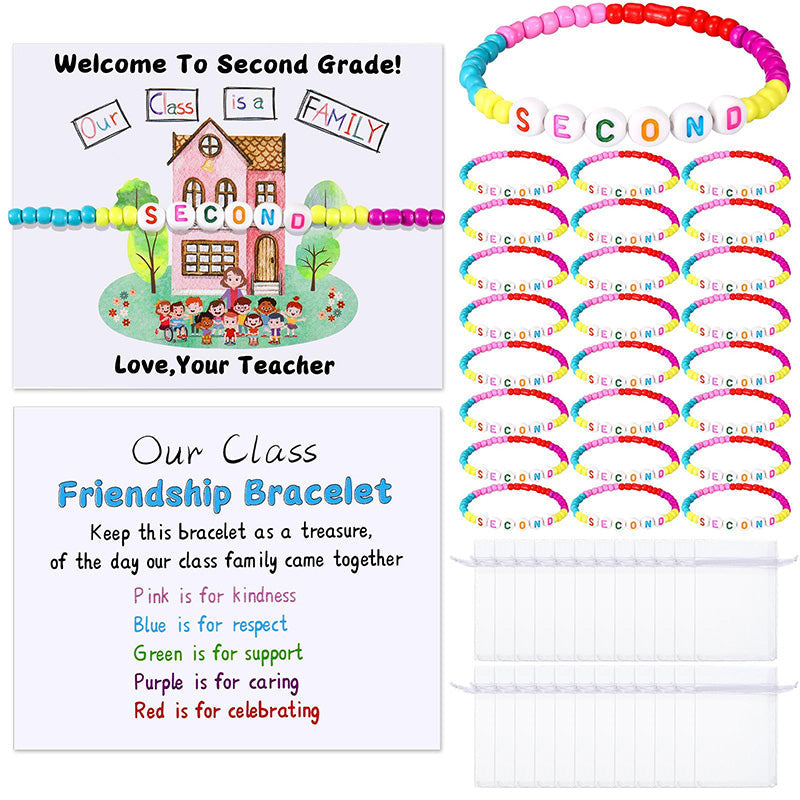 📿💖 Welcome bead bracelets – build classroom bonds & spread kindness! 🌟 Buy 2 get 8% off!