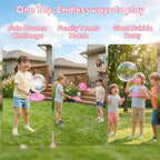 🏸🫧 Interactive bubble paddle game – smoke-filled bubbles, active outdoor fun!