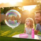 🏸🫧 Interactive bubble paddle game – smoke-filled bubbles, active outdoor fun!