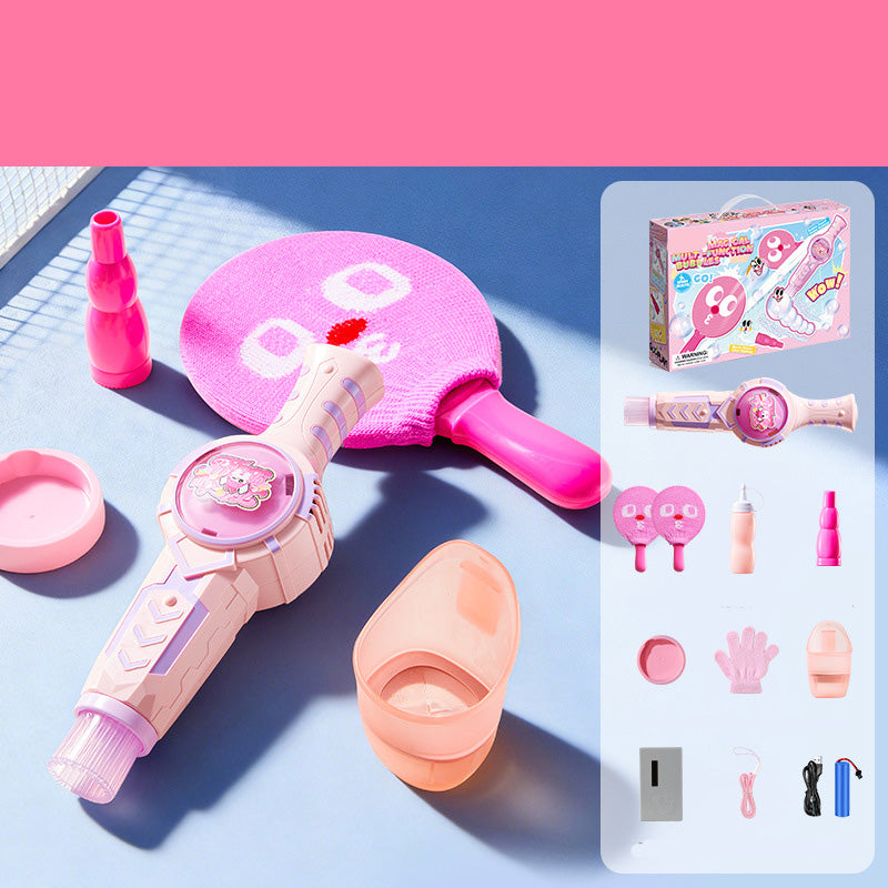 🏸🫧 Interactive bubble paddle game – smoke-filled bubbles, active outdoor fun!