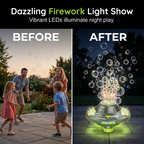 🛸🫧 UFO bubble machine – 360° rotation, LED lights, obstacle avoidance!