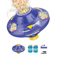 🛸🫧 UFO bubble machine – 360° rotation, LED lights, obstacle avoidance!