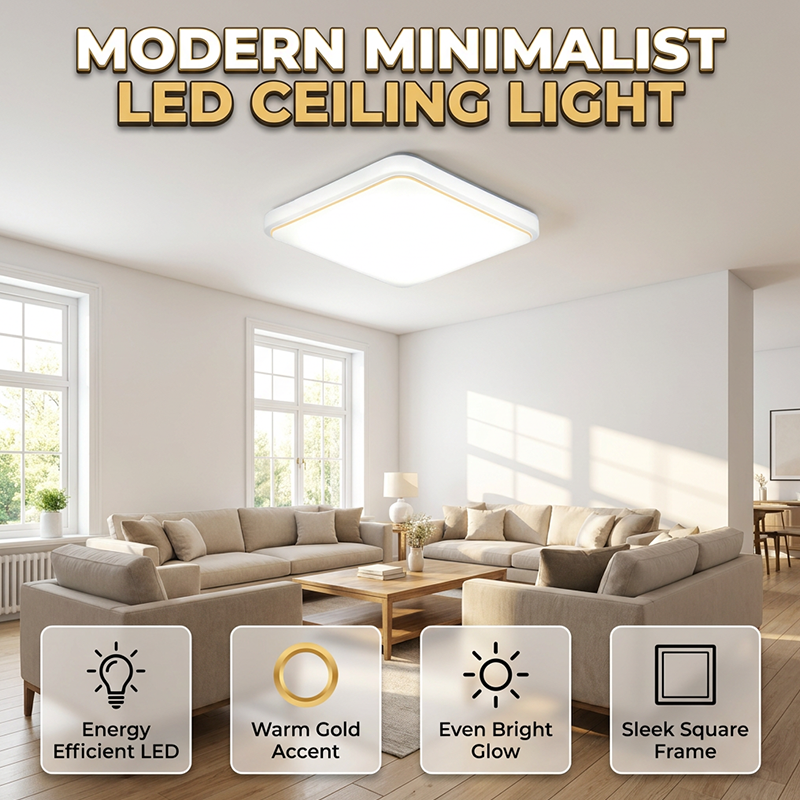 📢📢40% OFF !! ⏰Modern Square LED Ceiling Light
