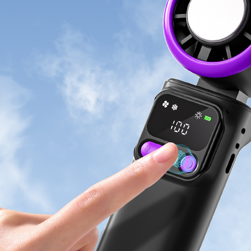 📢📢60% OFF !! ⏰Portable Cooling Fan with Ice Compress Plate
