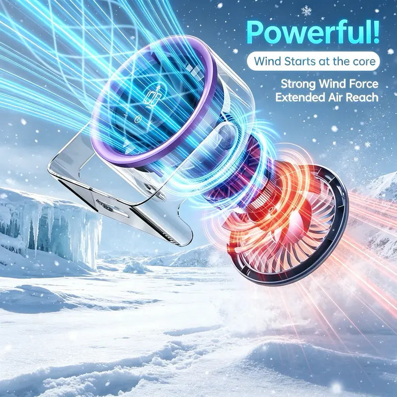 📢📢50% OFF !! ⏰High-Speed Desktop Fan with TEC Cooling