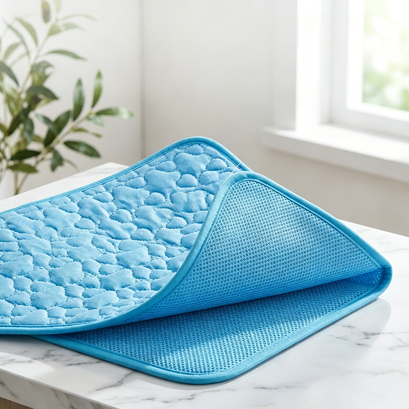 🧊⚡ Summer Sale! No-Water Pet Cooling Mat – Breathable Oxford Fabric, Fits Any Bed/Crate
