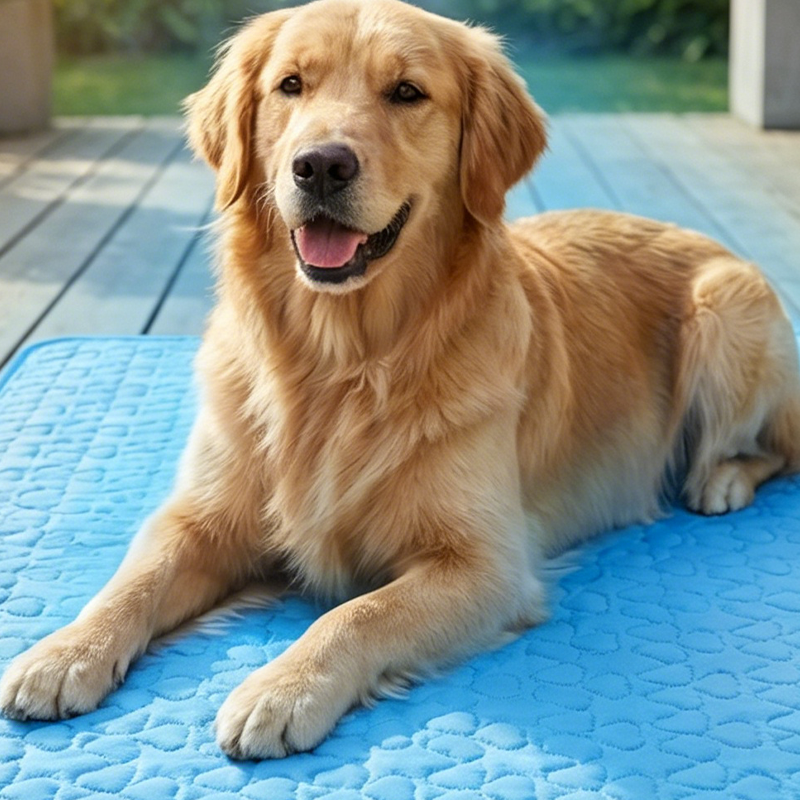 🧊⚡ Summer Sale! No-Water Pet Cooling Mat – Breathable Oxford Fabric, Fits Any Bed/Crate