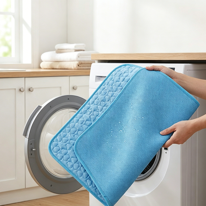 🧊⚡ Summer Sale! No-Water Pet Cooling Mat – Breathable Oxford Fabric, Fits Any Bed/Crate