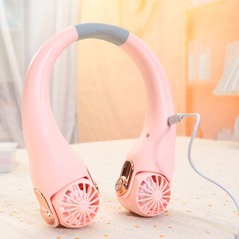 📢📢50% OFF !! ⏰ Portable Bladeless Neck Fan with Adjustable Airflow