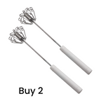 ✨Stainless Steel Semi-Automatic Hand Egg Beater