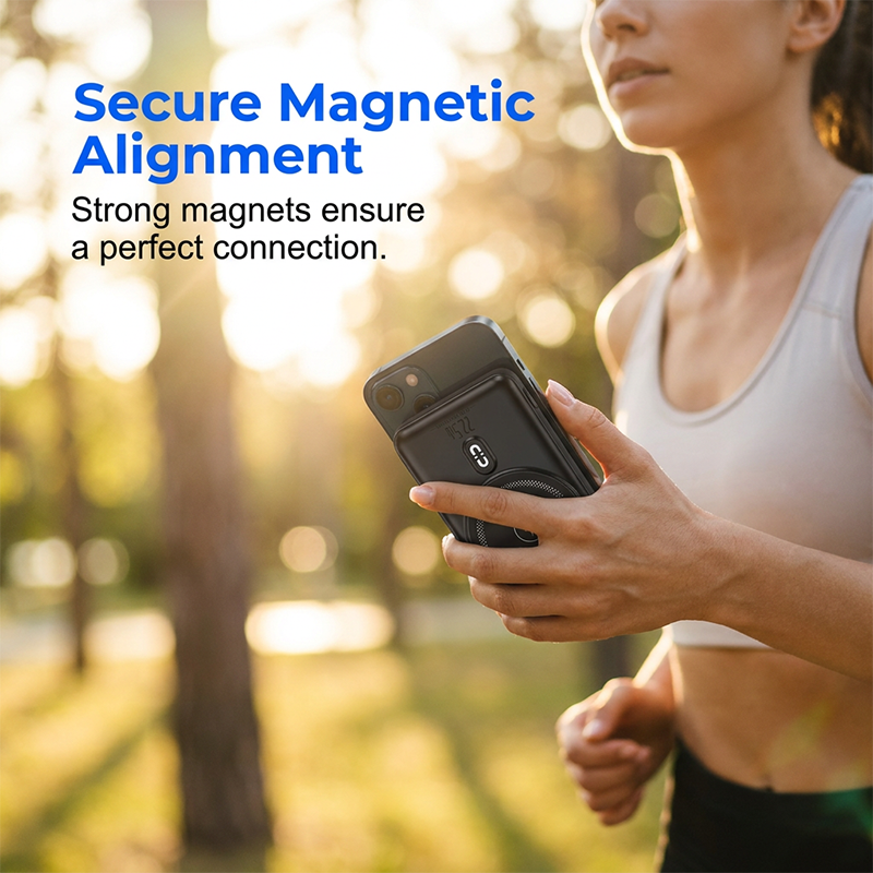 ⏳Limited-time 50% off⏰3-in-1 Magnetic Power Bank with Built-In Cable🔋📱