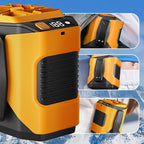 📢📢50% OFF !! ⏰6000mAh Multifuntion Waist Fan with 100 Speeds & Flashlight