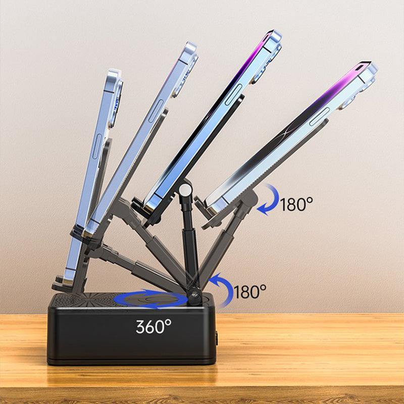 🔊📱 3-in-1 speaker, charger & stand – great sound, hands-free, sleek gift!