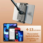 📱🤖 Hidden tablet stand – fits gaps, 4 joints, 360° rotation, hands-free!
