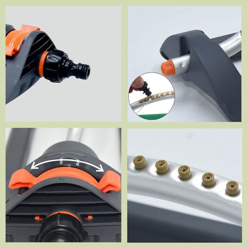 📢📢40% OFF !! ⏰19-hole Automatic Oscillating Sprinkler