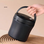 📢📢40% OFF !! ⏰Vacuum Insulated Food Jar with Folding Spoon